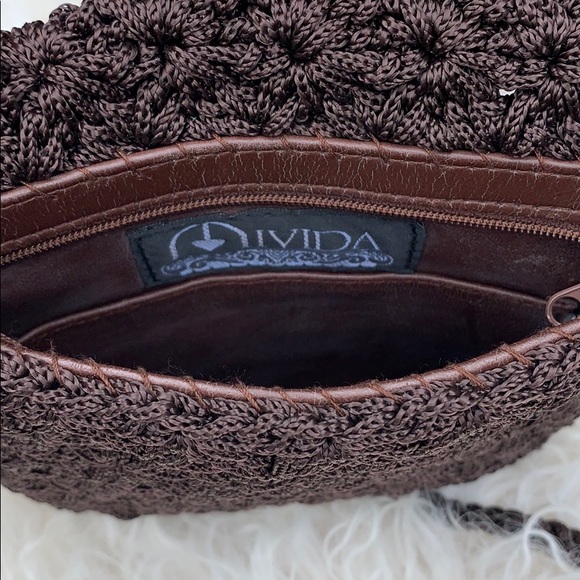 Vintage IVIDA Crocheted Handbag - Picture 7 of 11